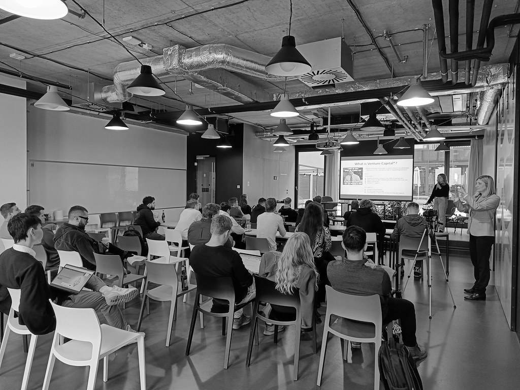 Main hall during a talk